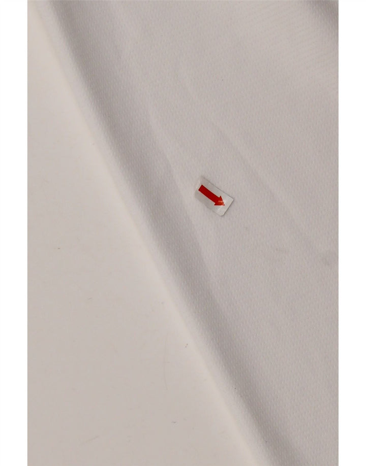 Мужской свитер ADIDAS с воротником на молнии 2XL, белый полиэстер