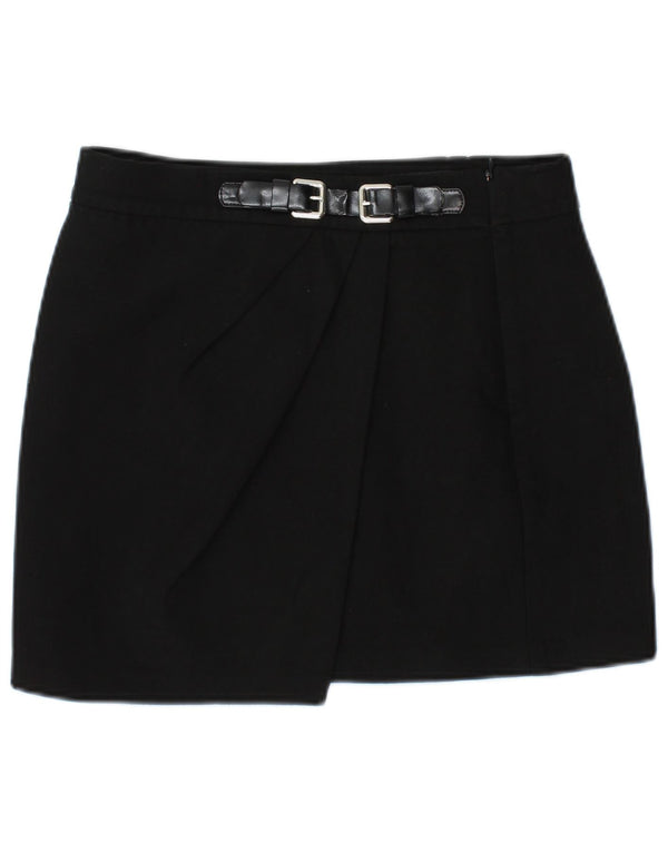 Женская мини-юбка Zara Small W27, черный полиэстер