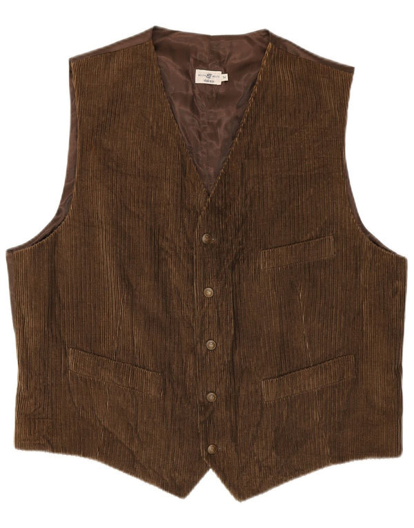 Belfe & Mens Вельветовый жилет IT 54 XL Хаки Хлопок