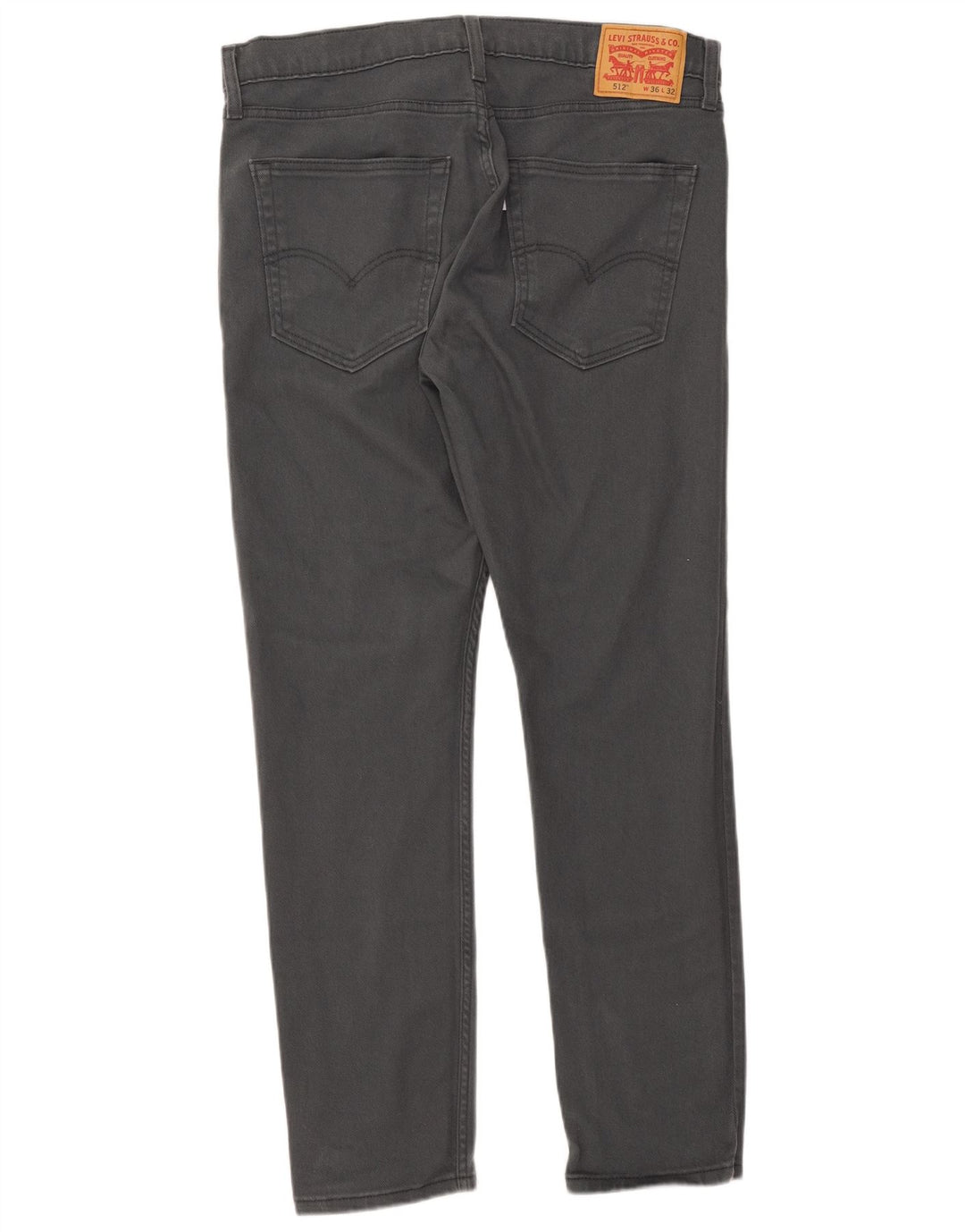 Мужские зауженные джинсы Levi's 512 W36 L32 Серые