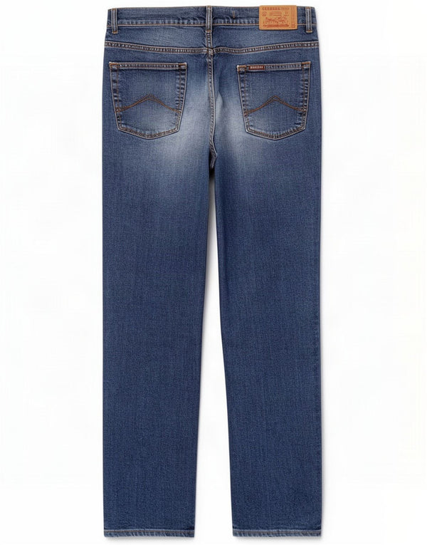 Carrera Mens 700 Regular Fit Прямые джинсы W36 L32 Синий хлопок