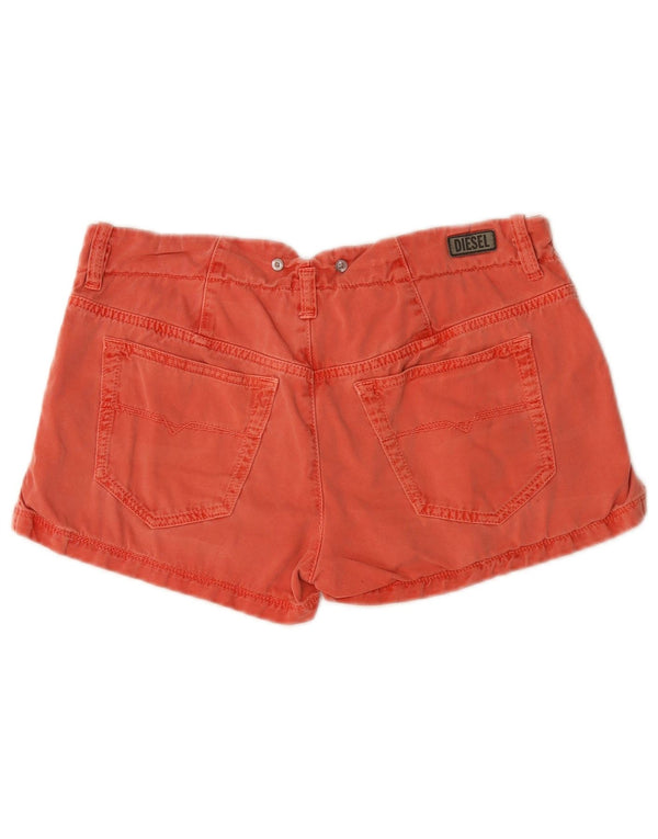 Женские шорты Diesel W28, средние красные