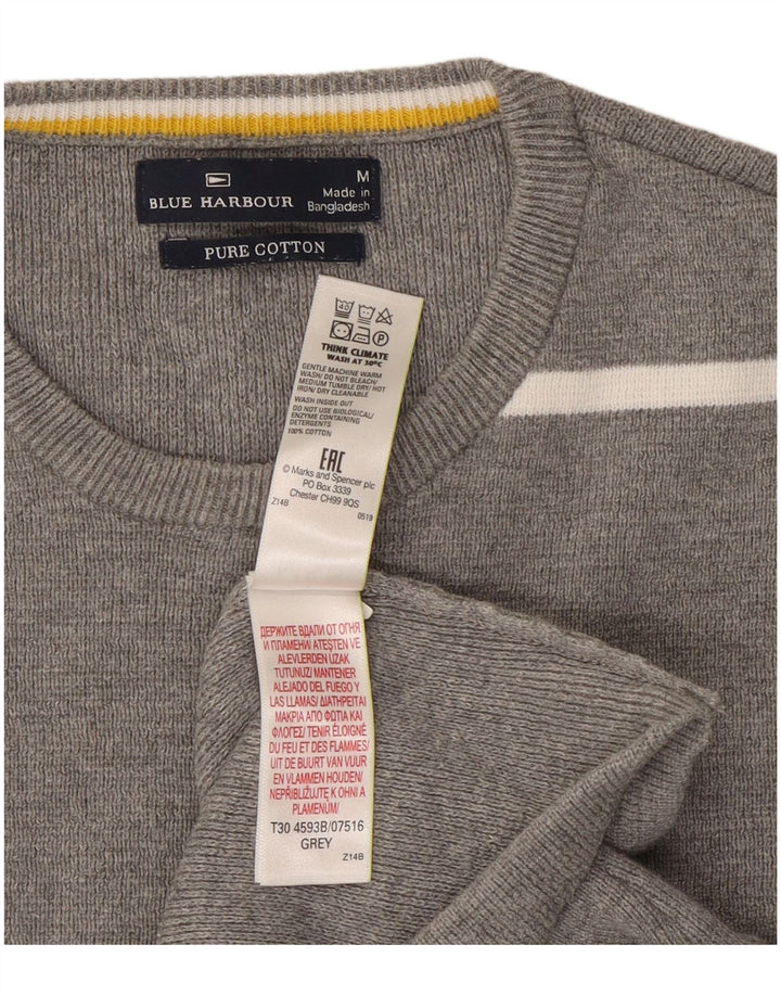 Женский джемпер с круглым вырезом Marks & Spencer UK 14, средний серый
