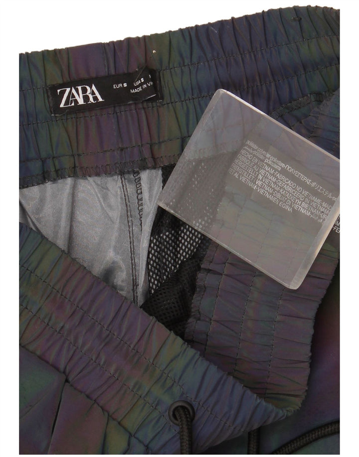 Мужские спортивные брюки-карго Zara, маленькие разноцветные цветные блоки, джоггеры