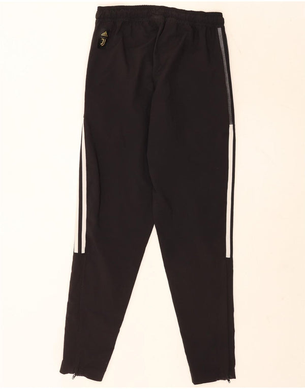 Adidas Womens Juventus Tracksuit Trousers UK 8 Small Black Polyester