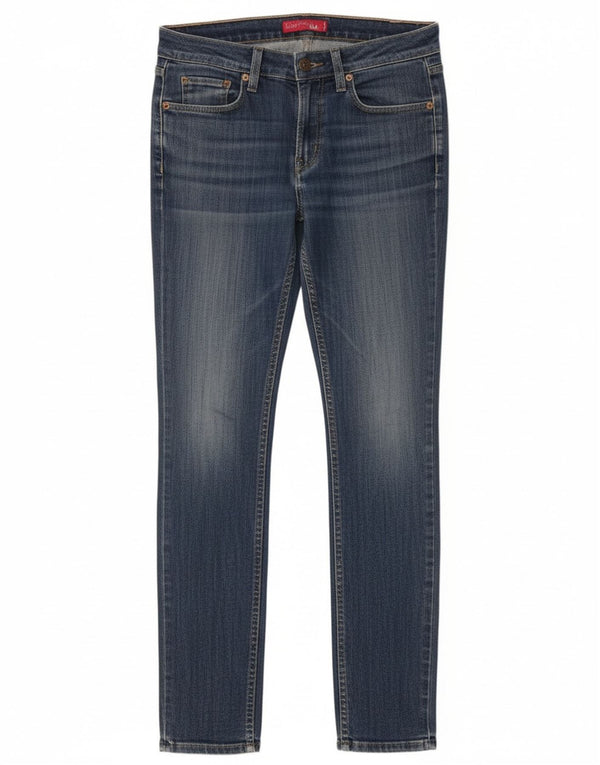 Женские джинсы Levi's 524 Super Low Skinny US 5 Medium W30 L32 Синий хлопок