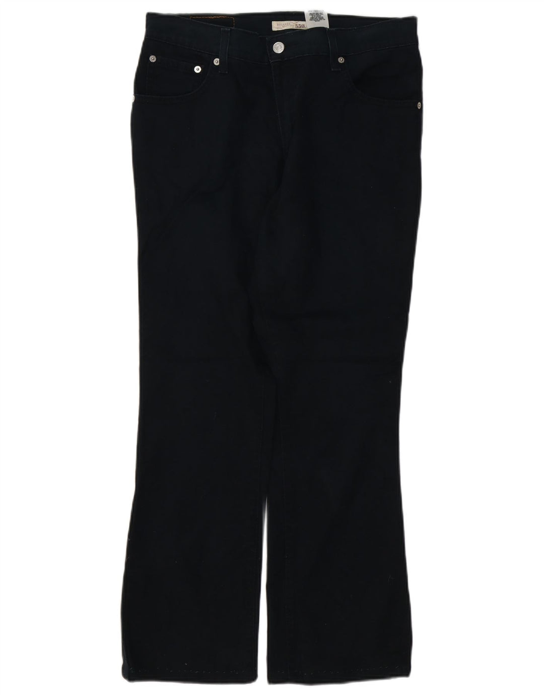 Женские джинсы свободного кроя LEVI'S 550 Bootcut США 8, средние W32 L28, черные