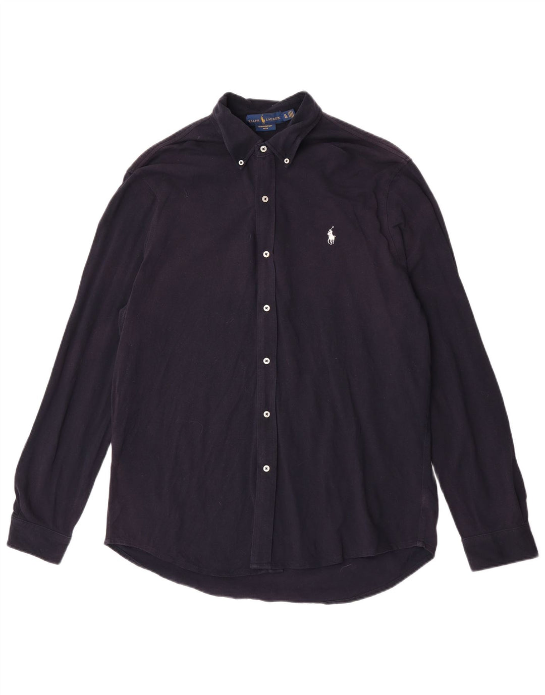 Мужская рубашка Ralph Lauren XL, темно-синяя, хлопок