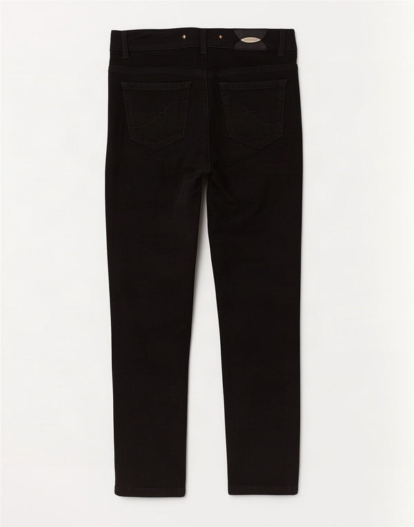 Женские узкие джинсы Trussardi W31 L28 черные