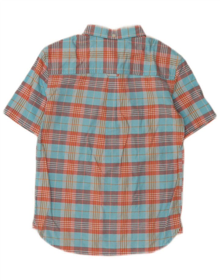 Рубашка с короткими рукавами Lyle & Scott для мальчиков 12–13 лет, хлопковая разноцветная клетка
