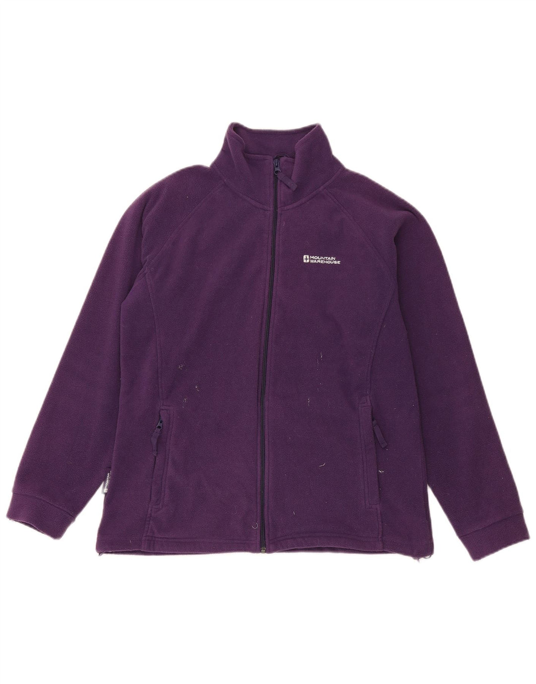 Женская флисовая куртка Mountain Warehouse UK 16, большой фиолетовый полиэстер