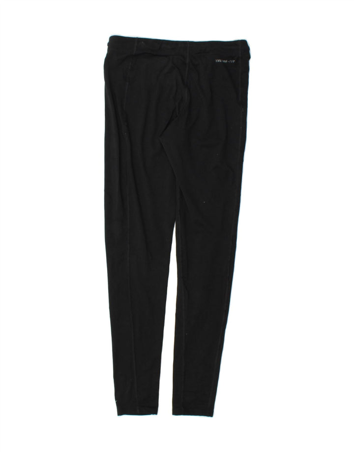 NIKE Womens Dri Fit Leggings UK 12 Medium  Black Polyester Vintage Nike and Second-Hand Nike from Messina Hembry 