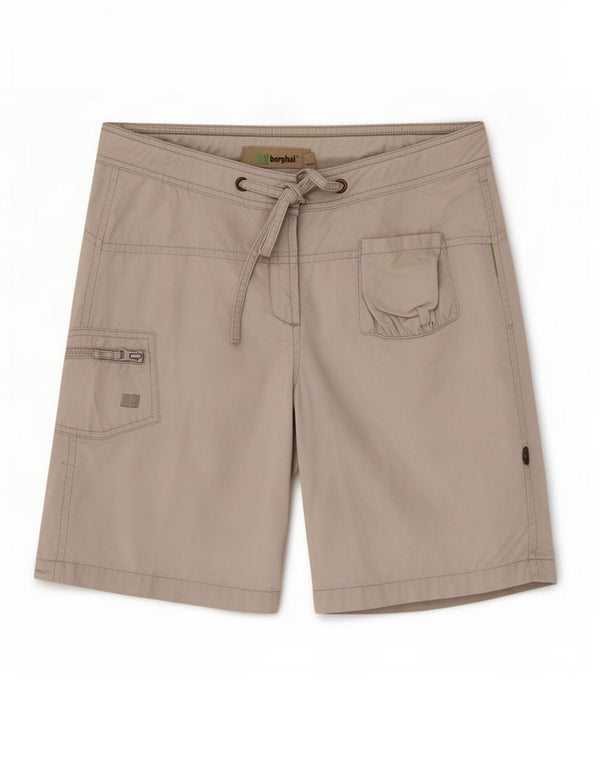 Berghaus Womens Cargo Shorts UK 8 Small W28 Grey Cotton