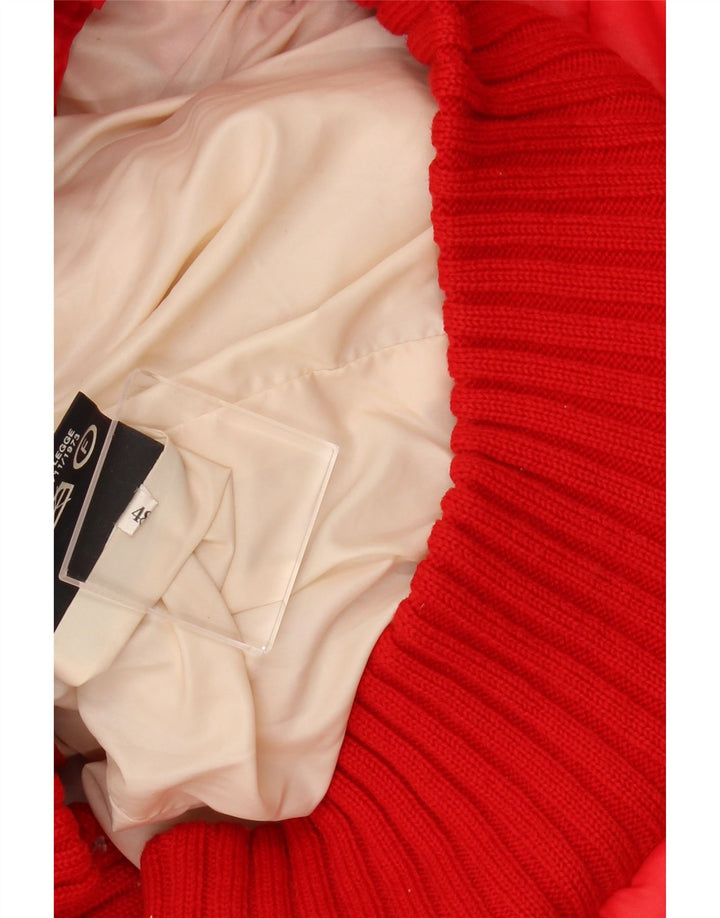 RADICI Мужская утепленная куртка с капюшоном IT 48 Средний Красный Полиамид