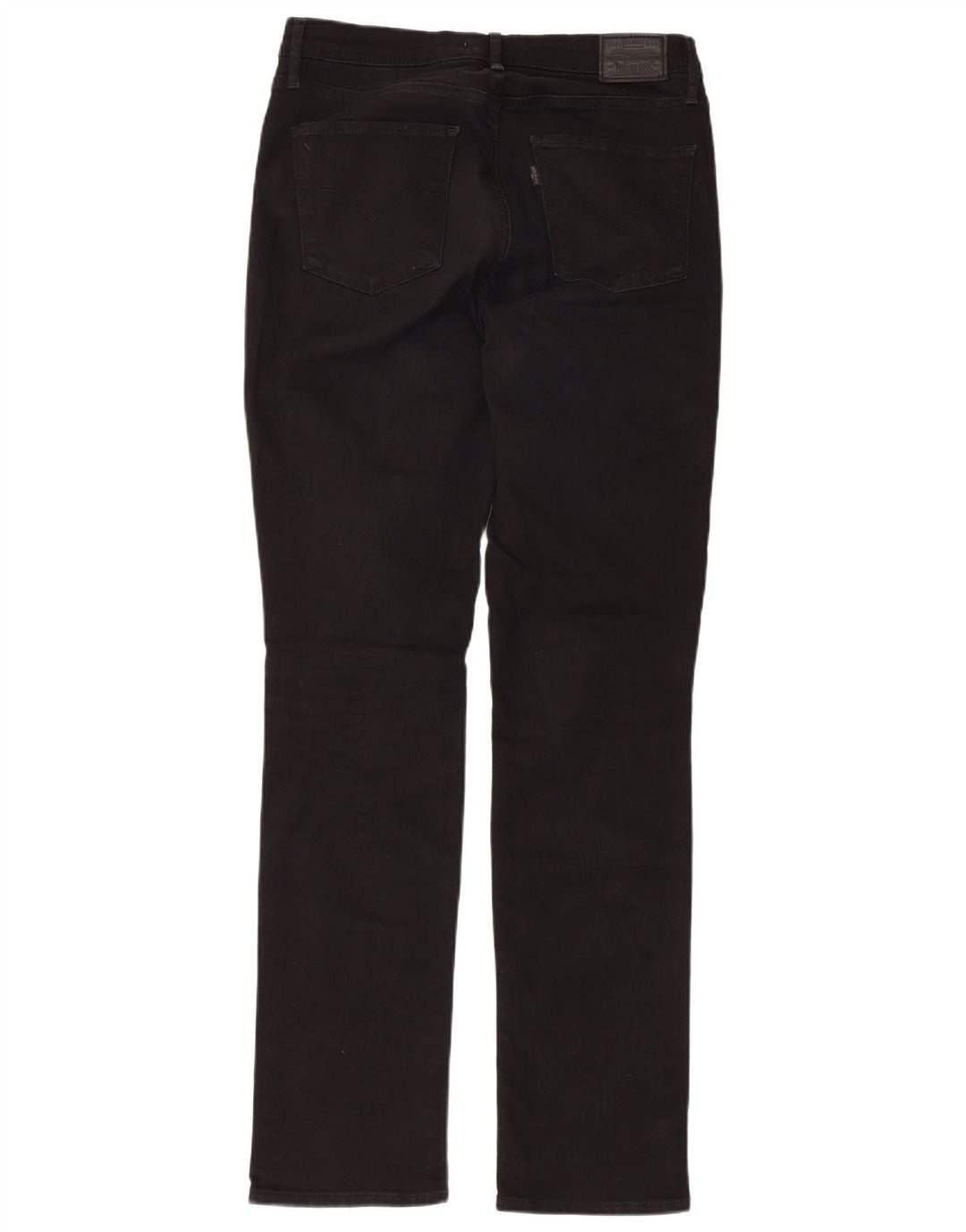 Женские прямые джинсы LEVI'S 724 с высокой посадкой W31 L31, черный хлопок