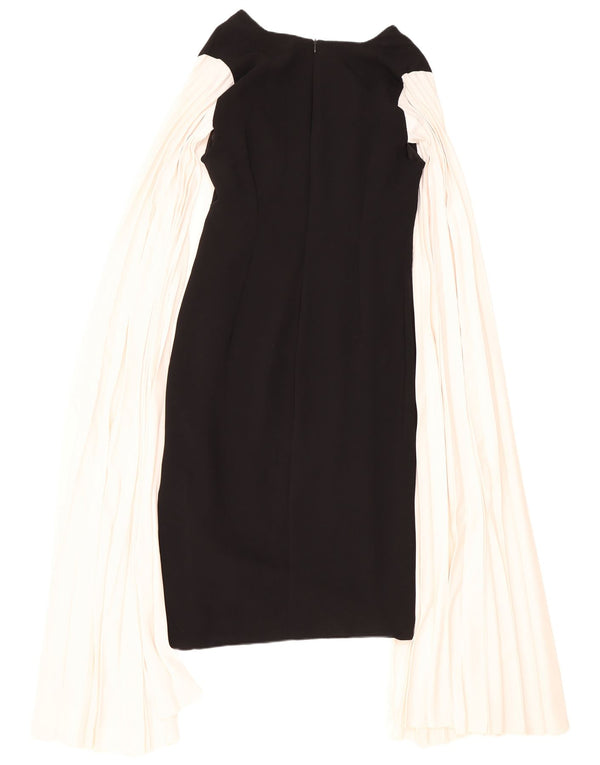 Женское платье-футляр Karen Millen UK 14, большое черное вискоза с цветными блоками
