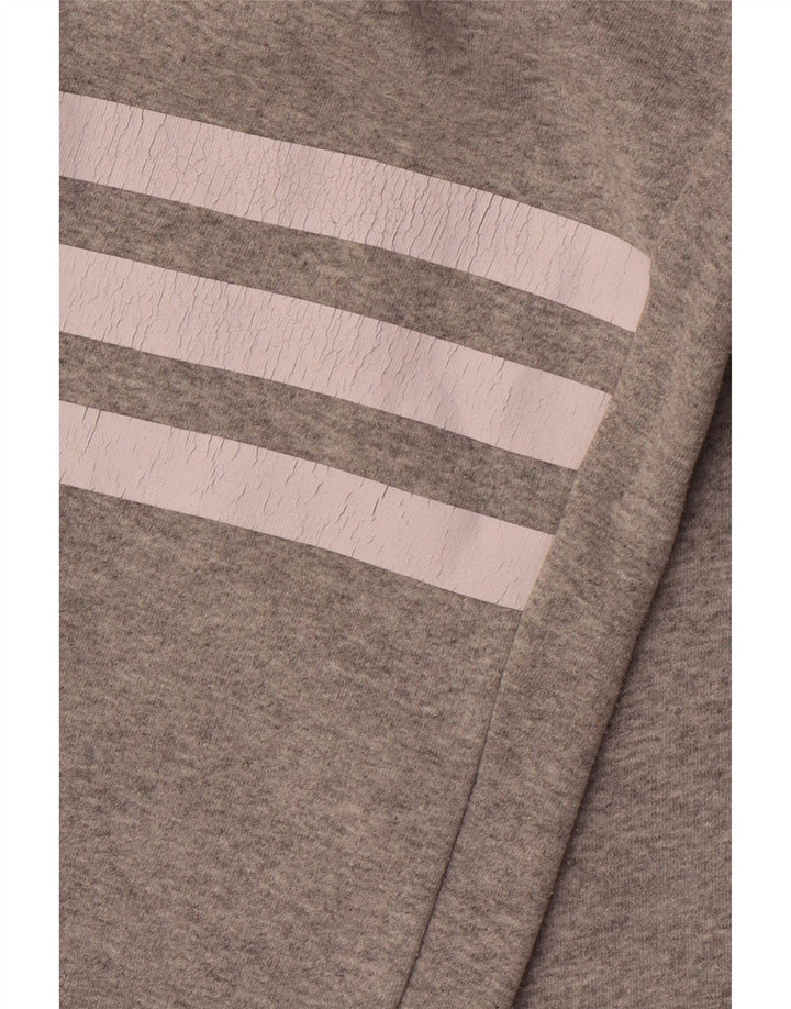 Мужские спортивные брюки ADIDAS, джоггеры, большие серые, хлопок