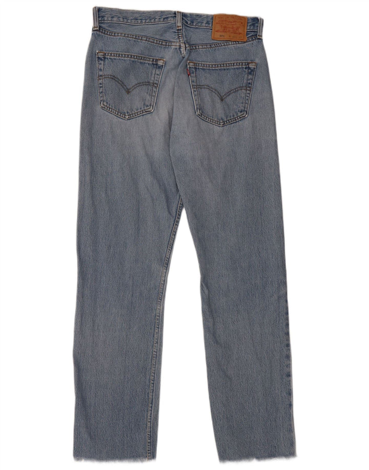 Мужские прямые джинсы Levi's 501 W33 L30 синие, хлопок