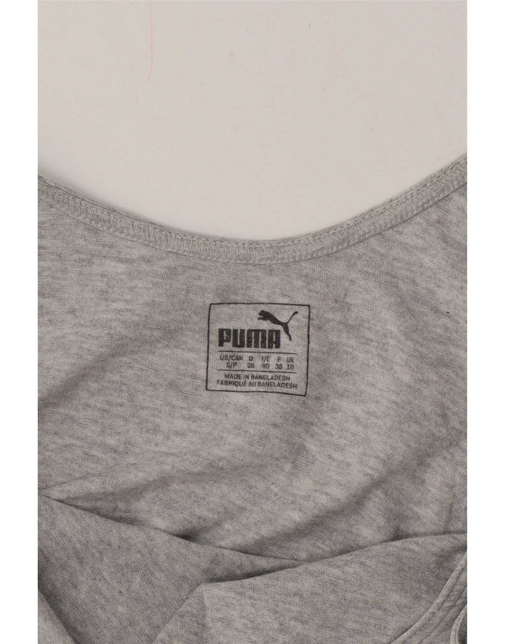Женский жилет с рисунком Puma UK 10, маленький серый в крапинку