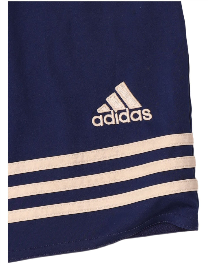 Мужские спортивные шорты Adidas Climalite, средние, темно-синие
