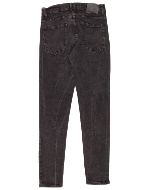 Мужские джинсы скинни Zara EU 38, маленькие W30 L31, черный хлопок
