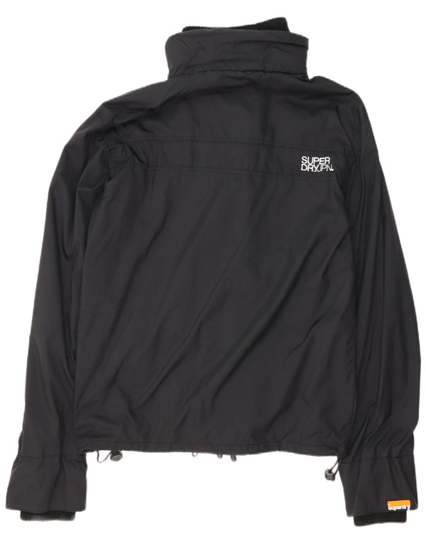 Мужская дождевик с рисунком Superdry UK 42 XL, черный нейлон
