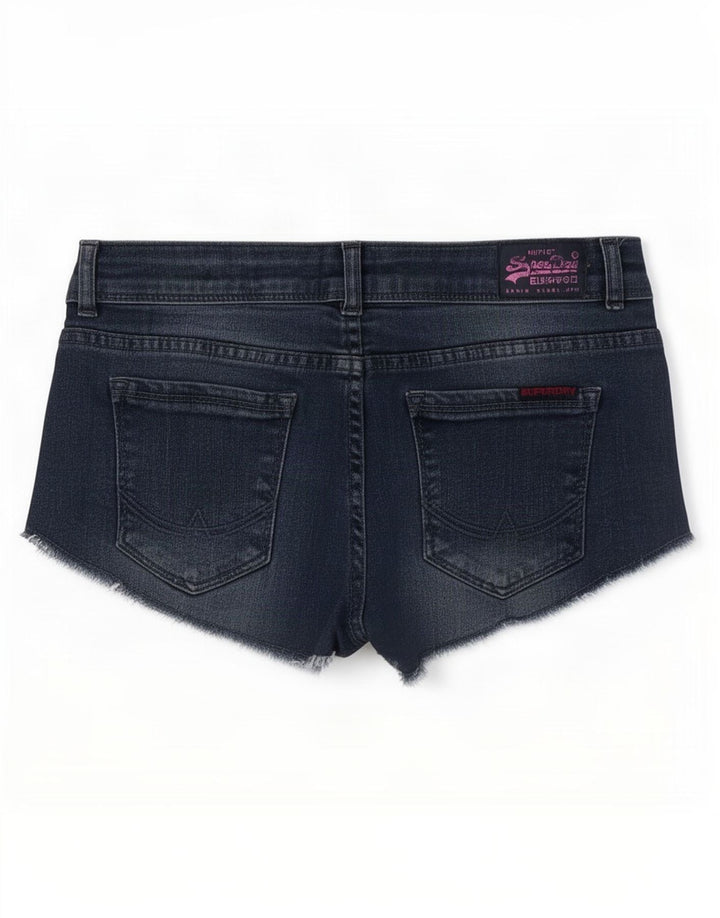 Женские джинсовые шорты Superdry Medium W28 Синие