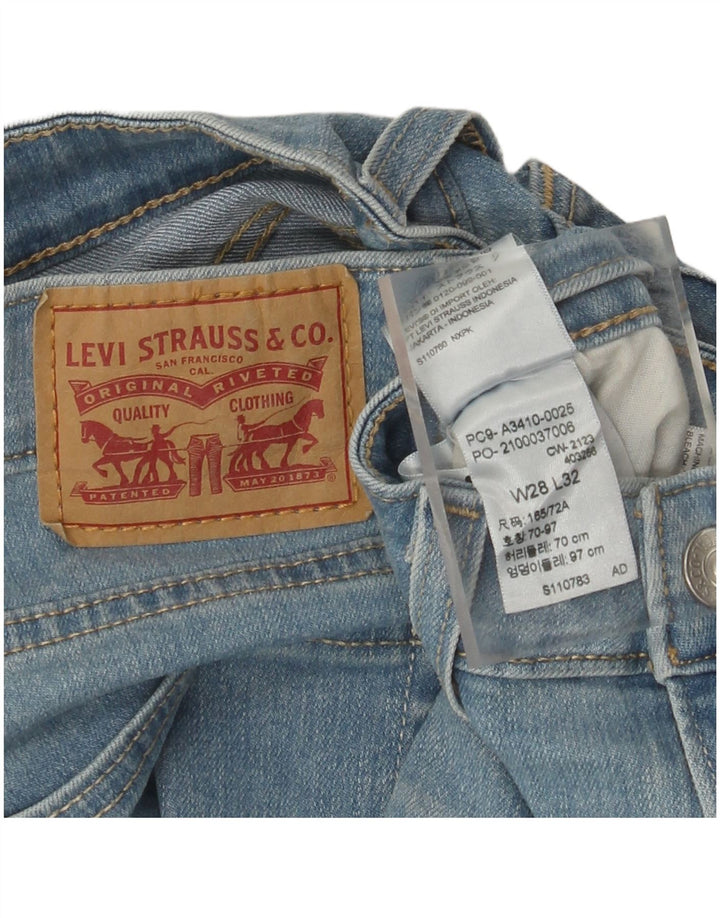 Женские расклешенные джинсы LEVI'S 724 W28 L32 Синие, хлопок