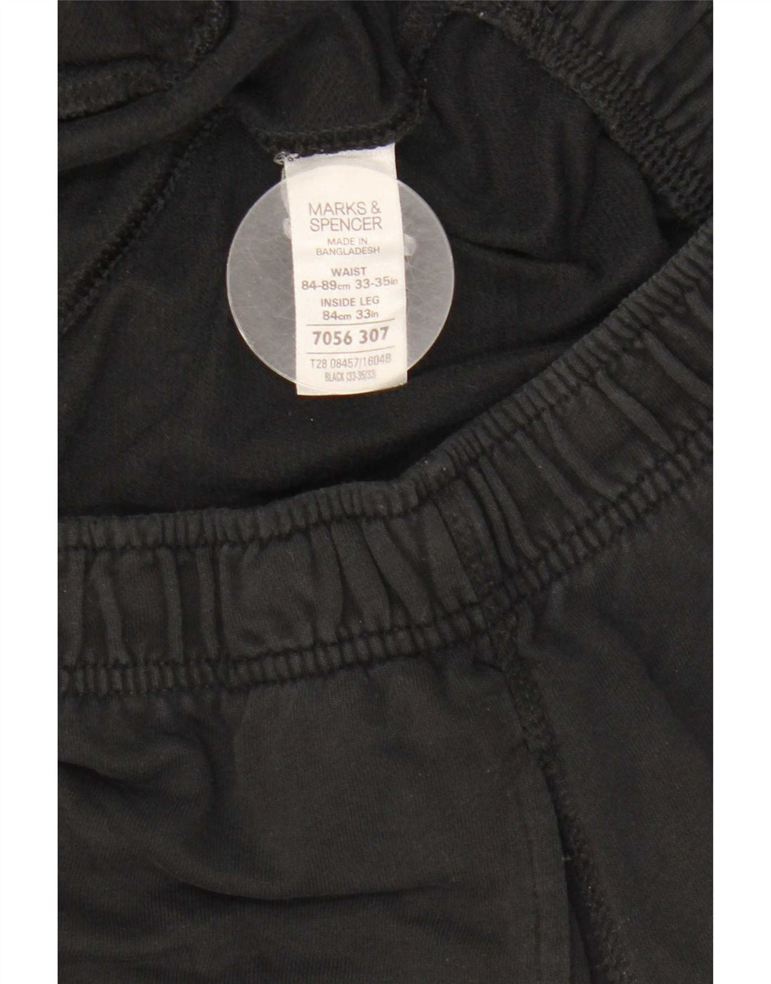 Мужские спортивные брюки Marks & Spencer, большие черные хлопковые