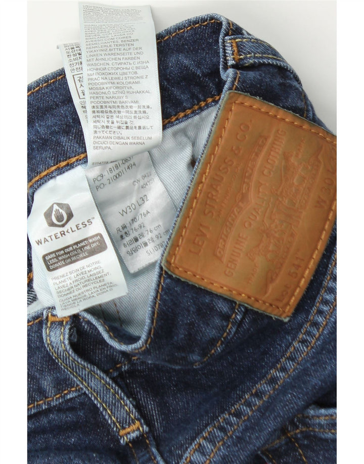 Мужские джинсы Levi's 541 Slim W30 L30 синие, хлопок