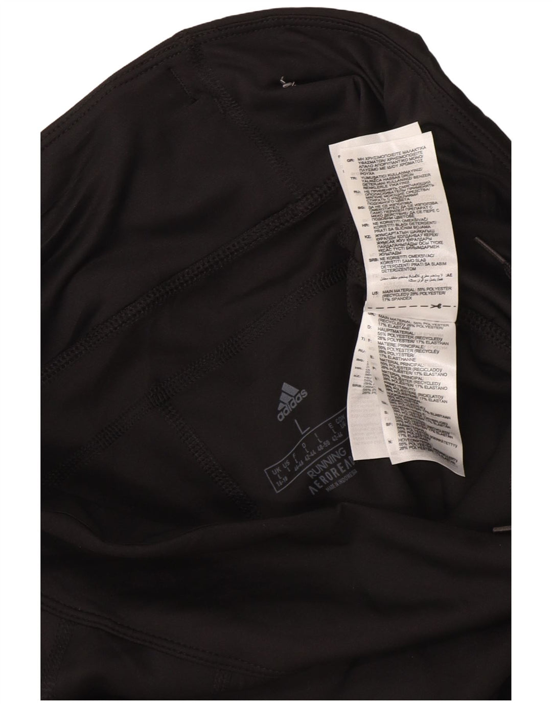 Женские леггинсы ADIDAS Aeroready UK 16/18, большие черные, полиэстер