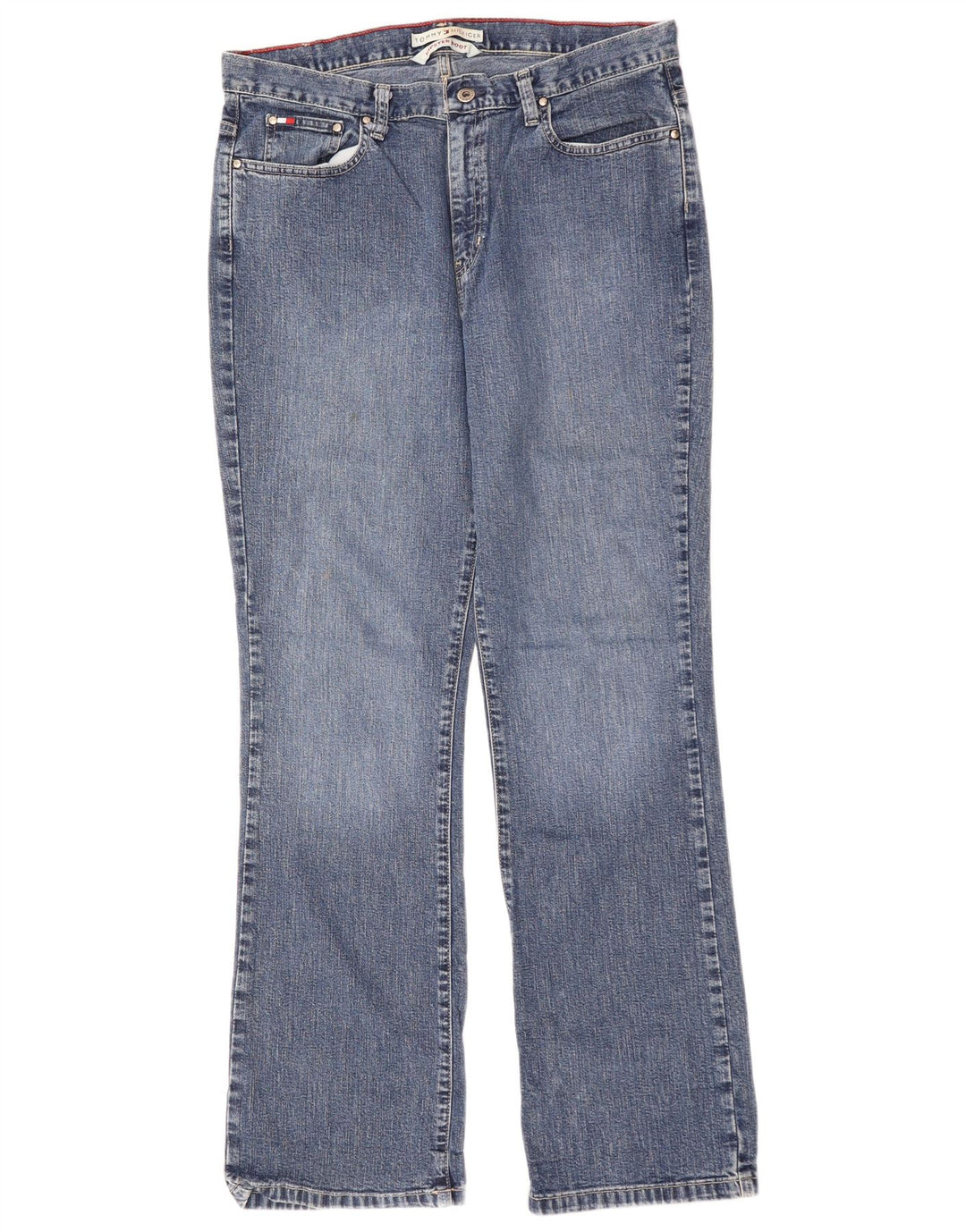 TOMMY HILFIGER Женские джинсы-хипстеры Bootcut W34 L31 синие
