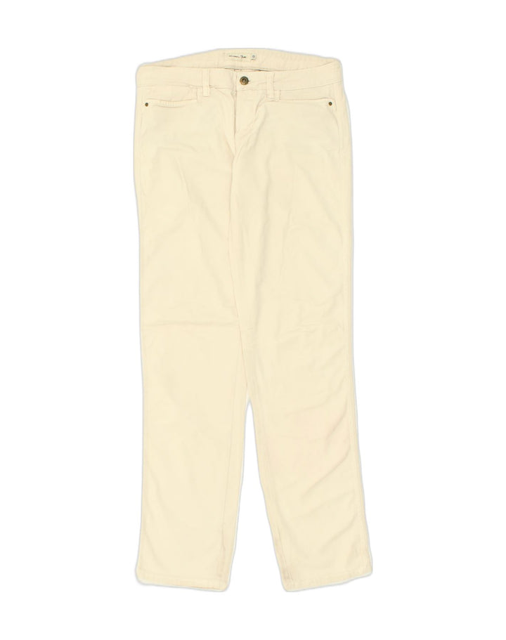 MASSIMO DUTTI Womens Straight Casual Trousers EU 40 Medium W30 L30 Beige | Vintage Massimo Dutti | Thrift | Second-Hand Massimo Dutti | Used Clothing | Messina Hembry 