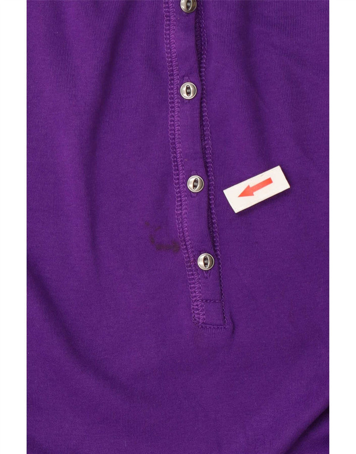 Женский топ Chaps с длинным рукавом, Великобритания, 18 XL, фиолетовый в клетку, хлопок