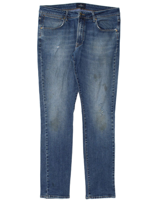Мужские узкие джинсы Hackett W36 L33, синие, хлопок