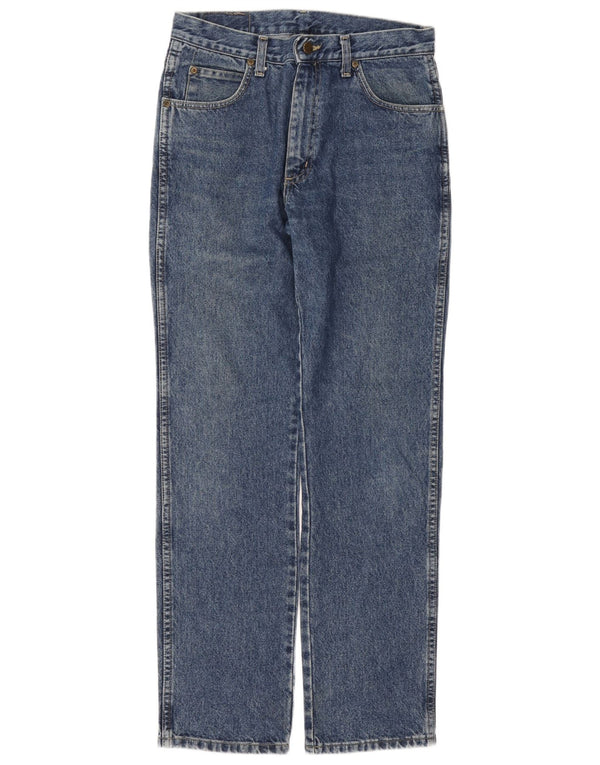 Мужские прямые джинсы WRANGLER стандартного кроя W32 L32, синий хлопок