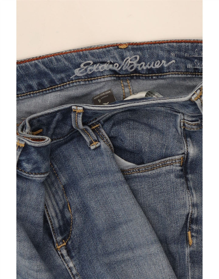 EDDIE BAUER Womens Slightly Curvy Straight Jeans US 4 Small W27 L29 Blue Vintage Eddie Bauer and Second-Hand Eddie Bauer from Messina Hembry 