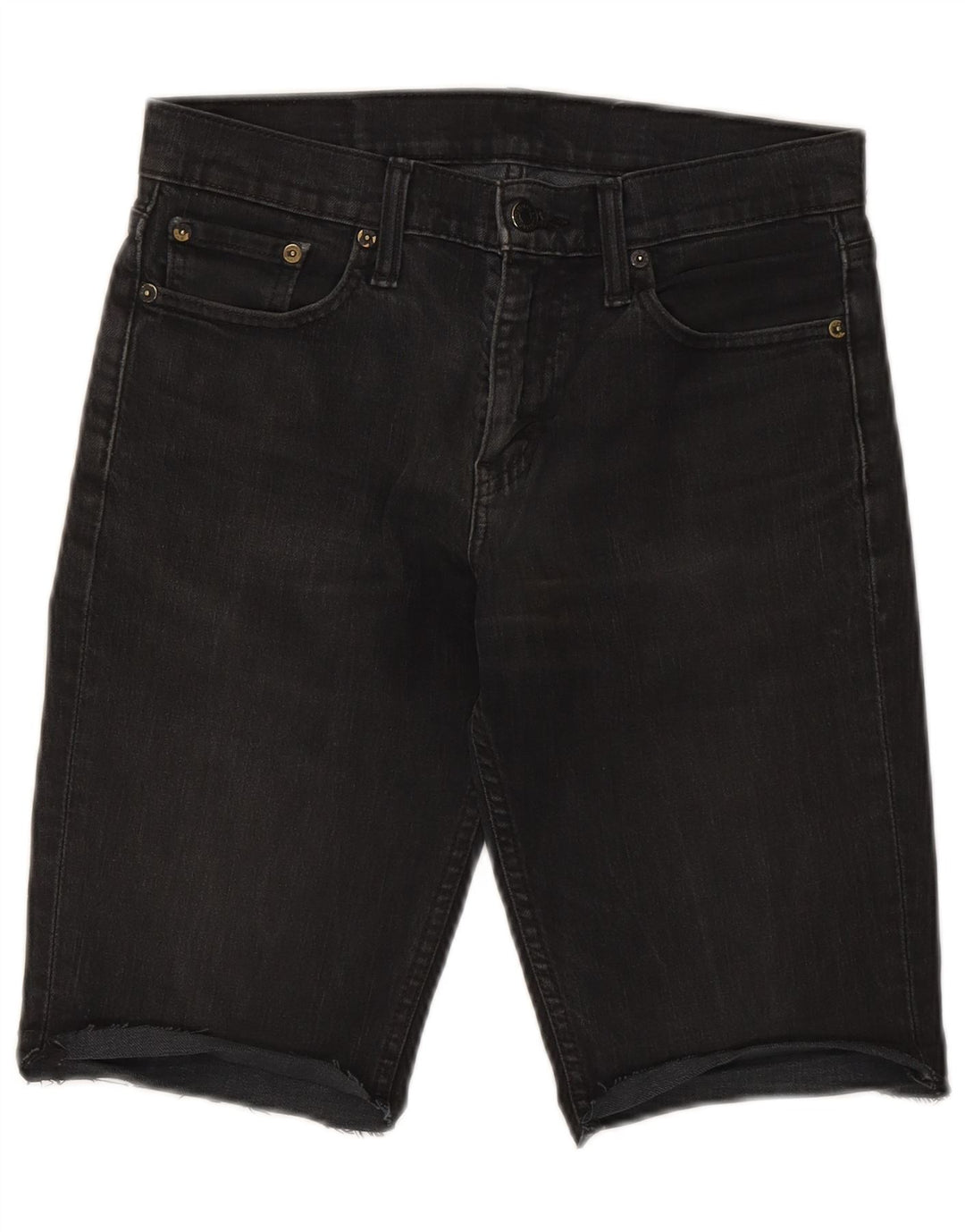 Мужские джинсовые шорты Levi's 511 W30, средний черный хлопок