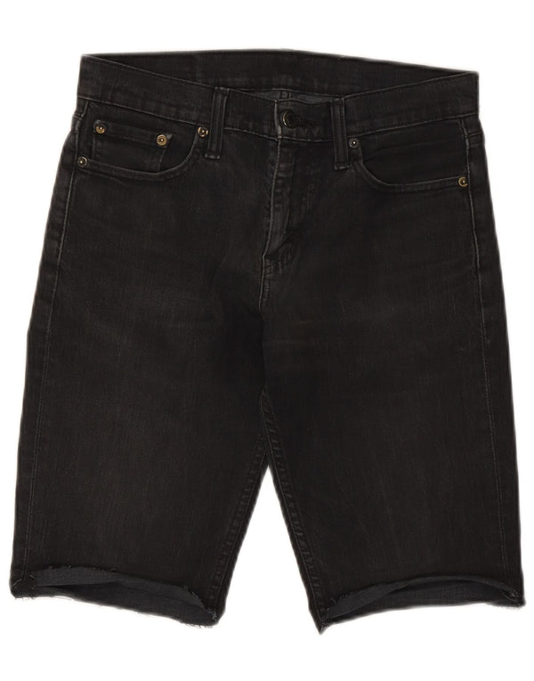 Мужские джинсовые шорты Levi's 511 W30, средний черный хлопок