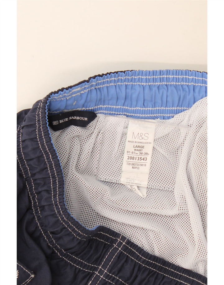 Мужские шорты для плавания MARKS & SPENCER Blue Harbour, большие, темно-синие