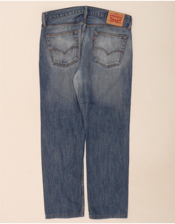 Мужские прямые джинсы Levi's 514 W34 L28 синие, хлопок