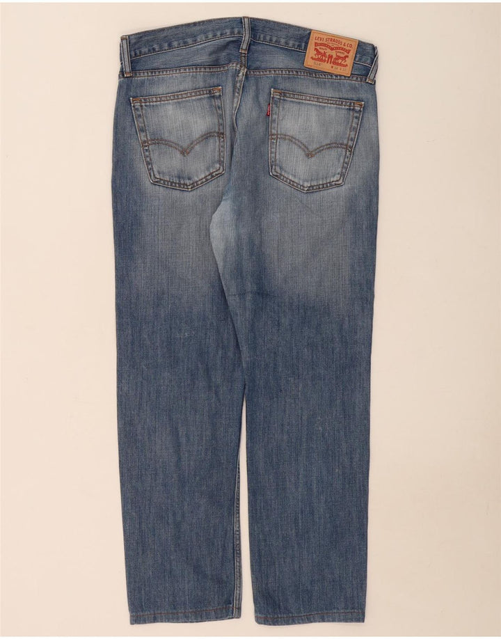 Мужские прямые джинсы Levi's 514 W34 L28 синие, хлопок