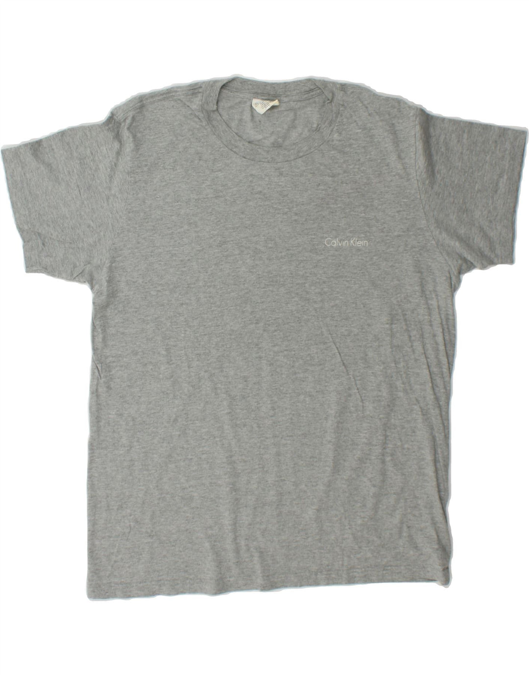 CALVIN KLEIN Mens T-Shirt Top Medium Grey Cotton Vintage Calvin Klein and Second-Hand Calvin Klein from Messina Hembry 