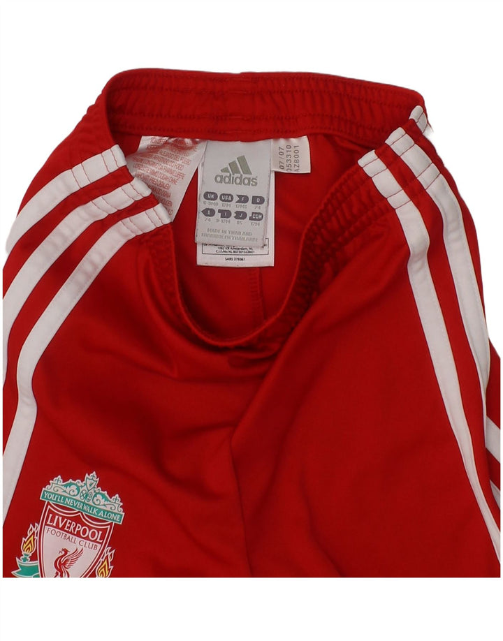 Adidas Baby Boys Liverpool Спортивные шорты с рисунком 6-9 месяцев, красный полиэстер