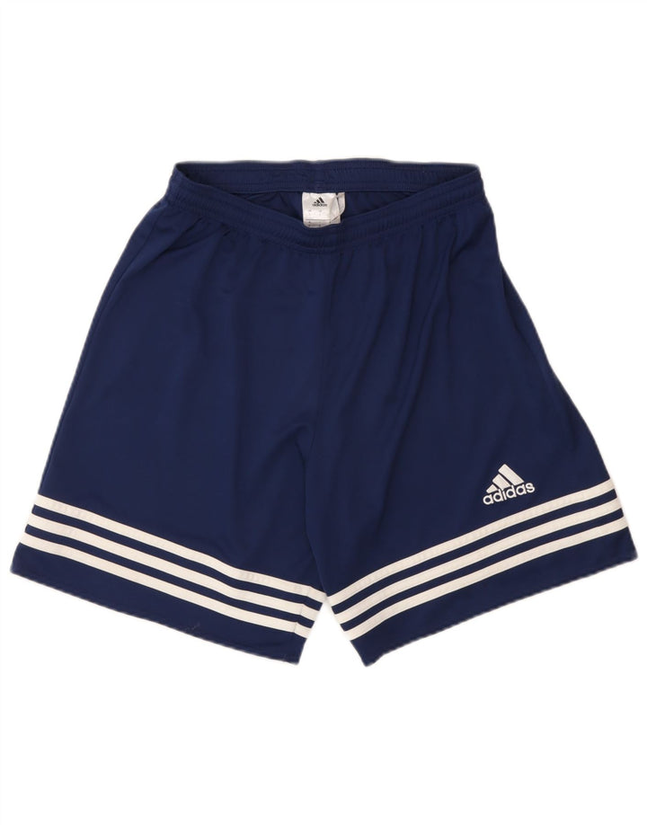 Мужские спортивные шорты Adidas Climalite, маленькие, темно-синие, полиэстер
