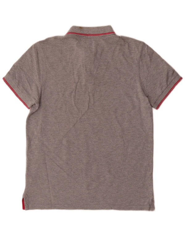 Мужская рубашка поло Joules Slim Fit, средний серый хлопок