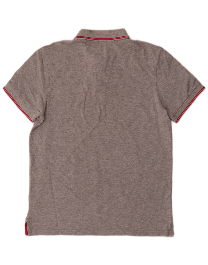 Мужская рубашка поло Joules Slim Fit, средний серый хлопок