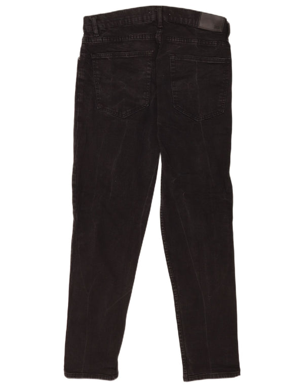 Мужские узкие джинсы Zara EU 44, большие W34 L29, черный хлопок