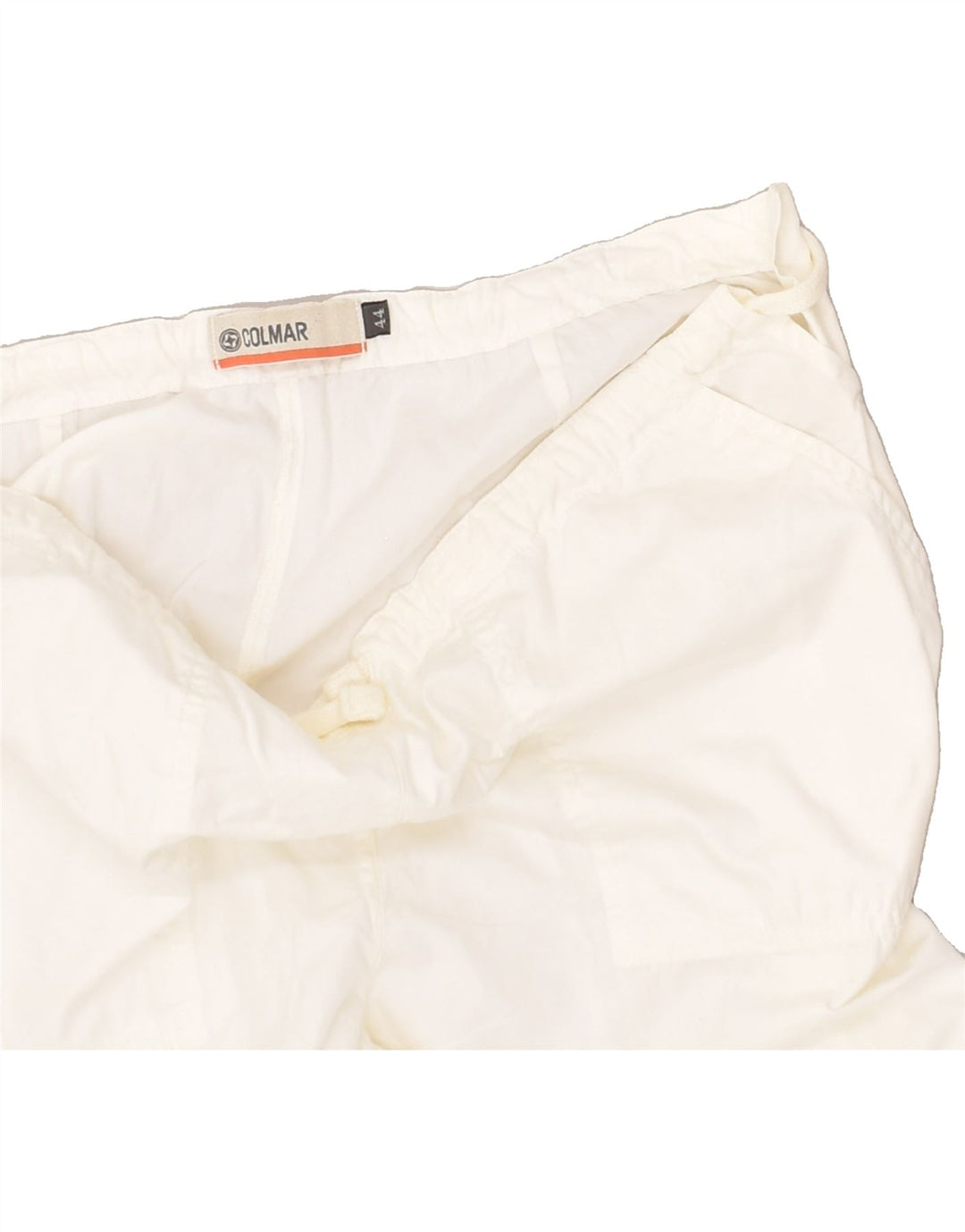 COLMAR Womens Straight Chino Trousers IT 44 Medium W30 L23 White Cotton | Vintage Colmar | Thrift | Second-Hand Colmar | Used Clothing | Messina Hembry 