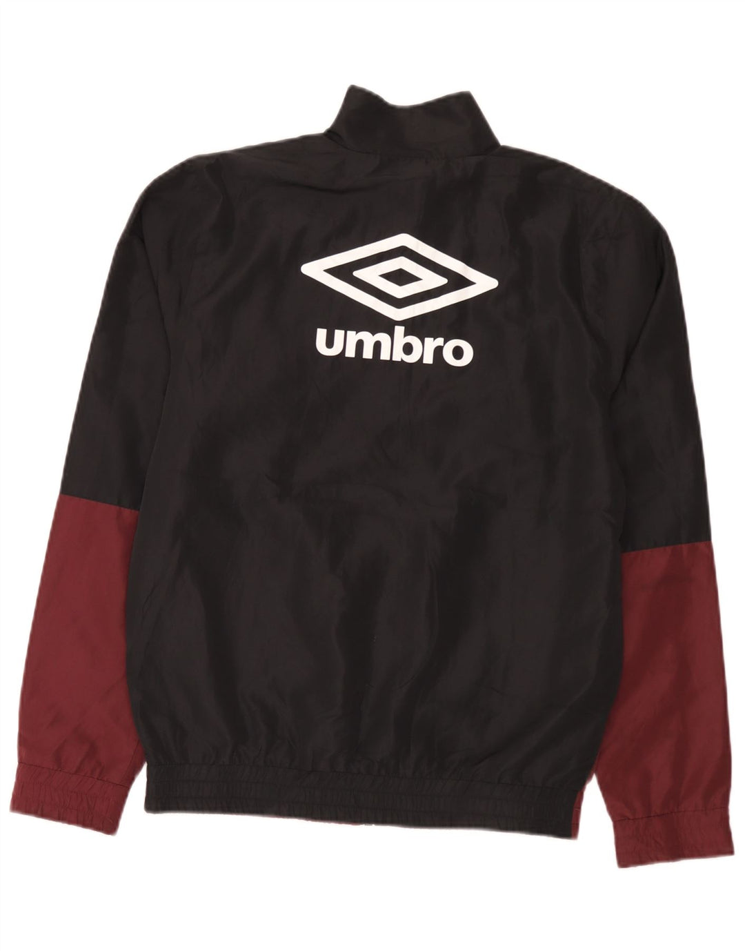 Umbro Мужской спортивный костюм с графическим рисунком, верхняя куртка, маленький темно-бордовый полиэстер с цветными блоками